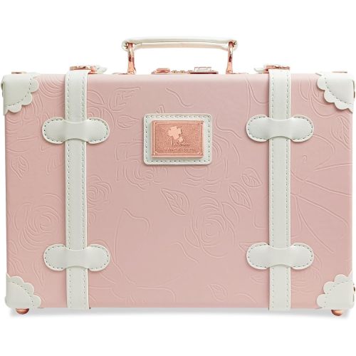 Unitravel Baby Keepsake Case, Handmade Memory Storage Box, Newborn Keepsake Box, Vintage Suitcase for Baby Shower, Baptism, Naming Ceremony or Birthday