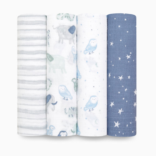 Cotton Muslin Swaddles (4 Pack)