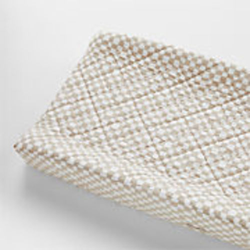 Venice Natural Taupe Organic Cotton Baby Changing Pad Cover by Leanne Ford + Reviews | Crate & Kids