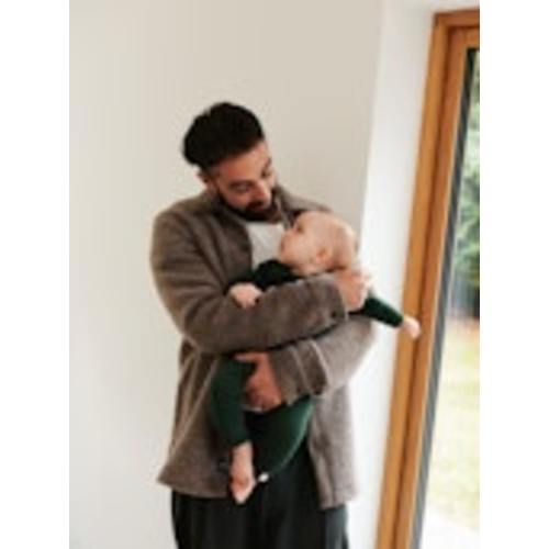 Baby merino wool leggings in Pine green - $27.99 - Dilling