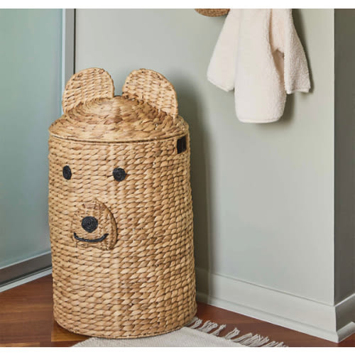 Bear Woven Kids Hamper with Handles