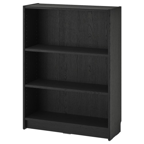 BILLY Bookcase - black oak effect 31 1/2x11x41 3/4 "