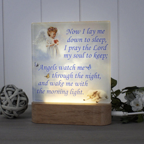 Glow Decor Bedtime Prayer Night Light | Wayfair