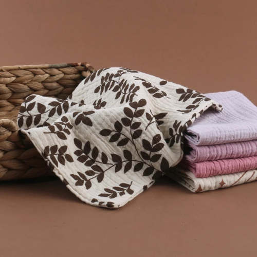 5 Pieces Soft Absorbent Gauze Cotton Baby Towels