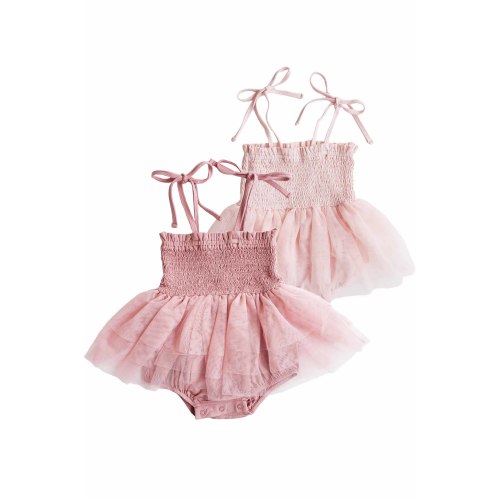 Smocked Tutu Bodysuit