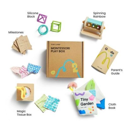 Tiny Land® Montessori Toys Set for Baby & Toddlers, 0–24 Months Montessori Educational Toys - Various Stages