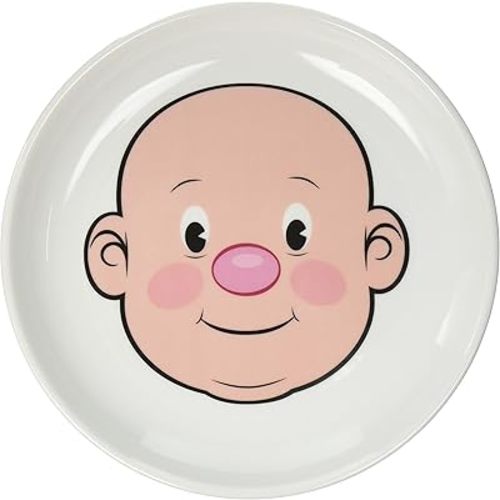 Genuine Fred MR. FOOD FACE Kids' Ceramic Dinner Plate