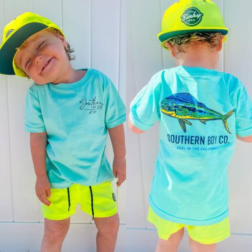Mahi Mahi Short Sleeve Boys Shirt