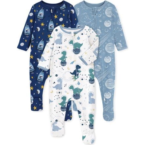 Yoofoss Baby Pajamas 100% Organic Cotton Newborn Sleepers Boy Girl Clothes