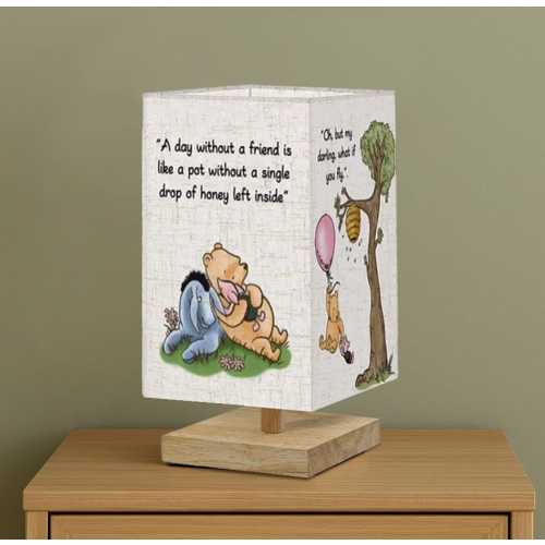Winnie the Pooh Square Table Lamp