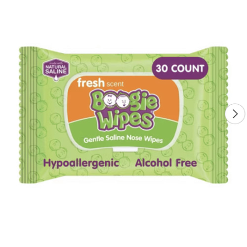 Boogie Wipes Saline Nose Wipes Fresh Scent - 30ct