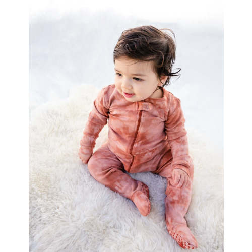 Baby Footed Mix Dye Cotton Pajamas – Leveret Clothing