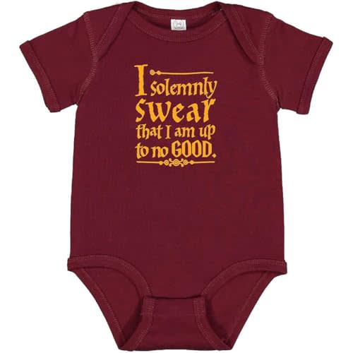 Curiositees I Solemnly Swear I am Up to No Good Baby Bodysuit Outfit