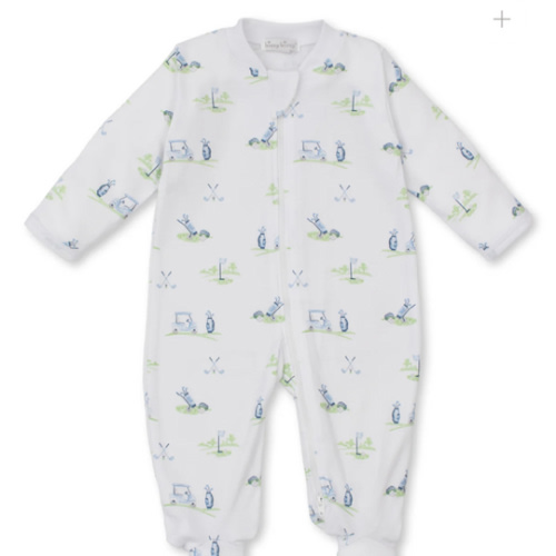 Fairway Foursome Blue Zip Footie