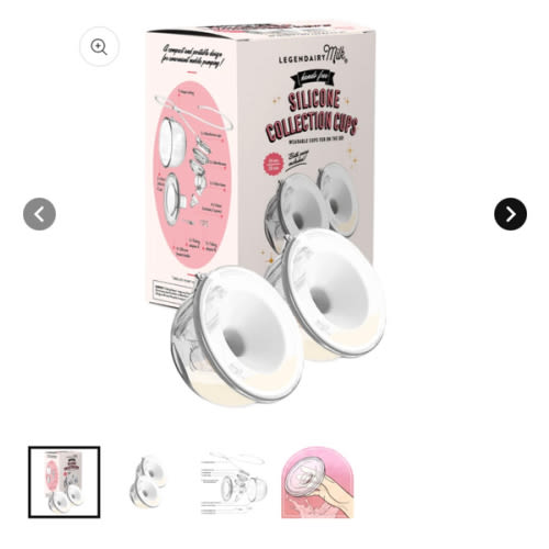 Silicone Milk Collection Cups | Legendairy Milk