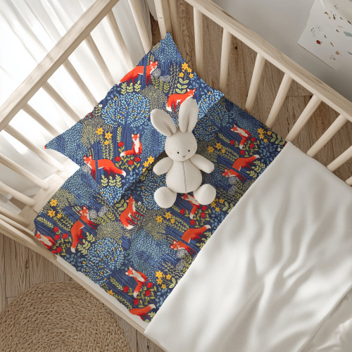 Fox in the Woods Handmade Baby and Toddler Bedding