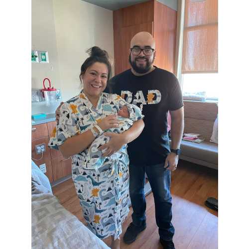 Organic Dino Robe and Swaddle Set: Matching Family Shirts