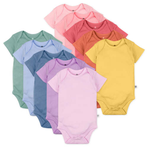 10-Pack Organic Cotton Short Sleeve Bodysuits | Honest Baby Clothing