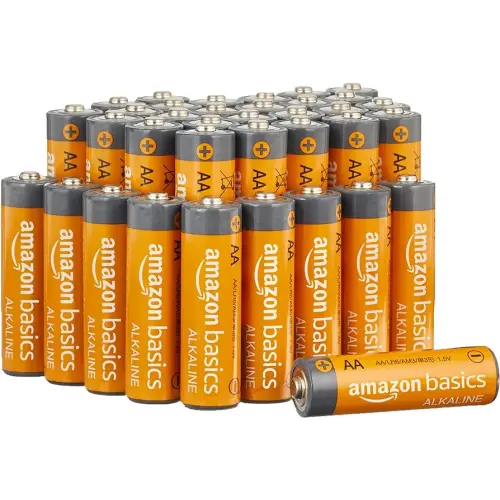 Amazon Basics 36-Pack AA Alkaline High-Performance Batteries, 1.5 Volt, 10-Year Shelf Life