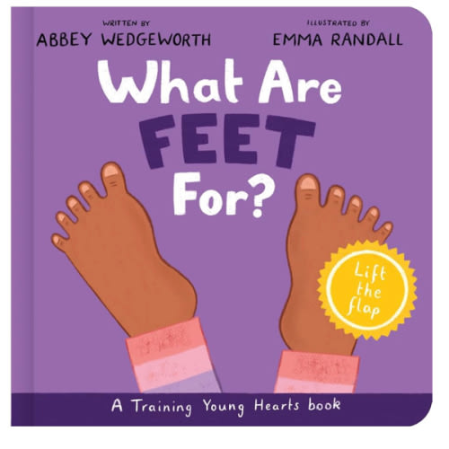 What Are Feet For? Board Book: A Lift-the-Flap Board Book (Christian behavior book for toddlers encouraging obedience motivated by God’s grace.) (Training Young Hearts)