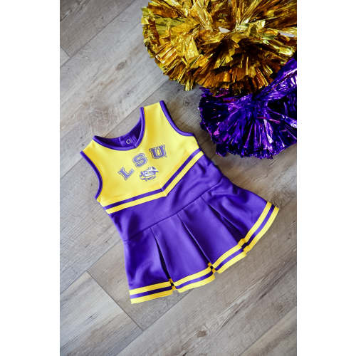 LSU Infant/Girls Pinky Cheer Set