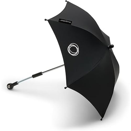 Bugaboo Parasol – UPF 50+ Sun Protection Umbrella for Bugaboo Strollers, Adjustable & Flexible Shade, Easy Attachment - Black