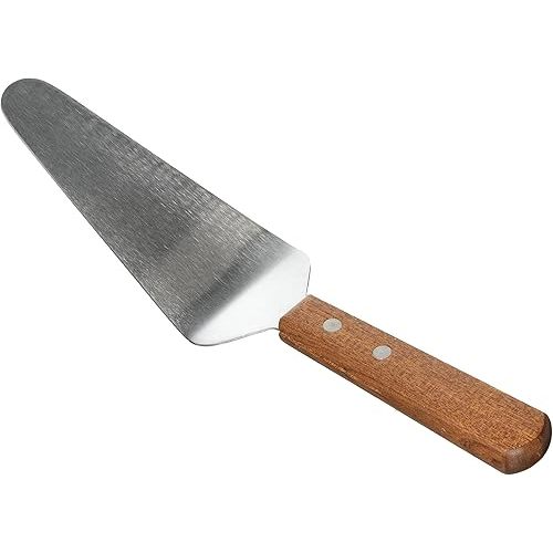 Winco TN166 Blade Pie Server, 5.5-Inch, Stainless Steel, Brown