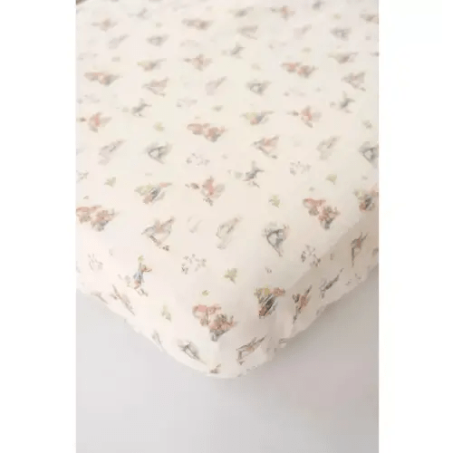 Brands We Love Peter Rabbit Crib Sheet - Pink by Janie and Jack