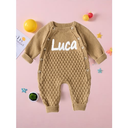 Baby sleeper sweater custom
