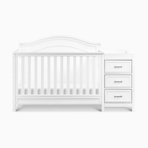 daVinci Charlie 4-in-1 Convertible Crib and Changer Combo - White