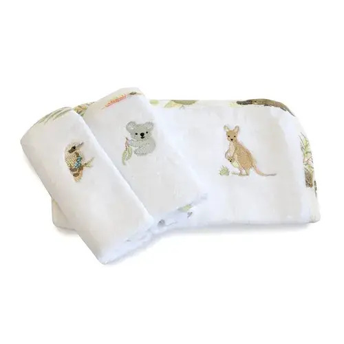 Bubba Blue Wash Cloth 3 Pack Oatmeal | Baby Bunting AU