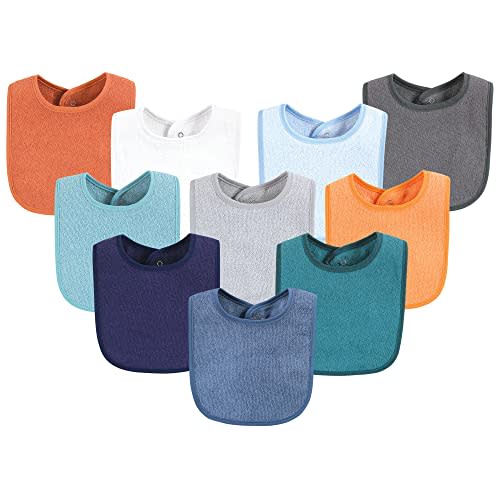 Hudson Baby Unisex BabyDrooler Bib with Waterproof Lining