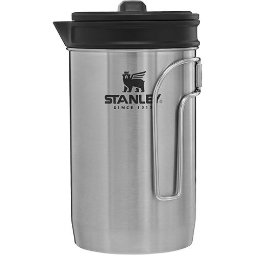 STANLEY All In One French Press Coffee Maker 32 oz | 5 Minute Brew, 4 Hours Hot | Mesh Filter for Coffee Grounds | Insulated Stainless Steel French Press | BPA-Free | Stainless