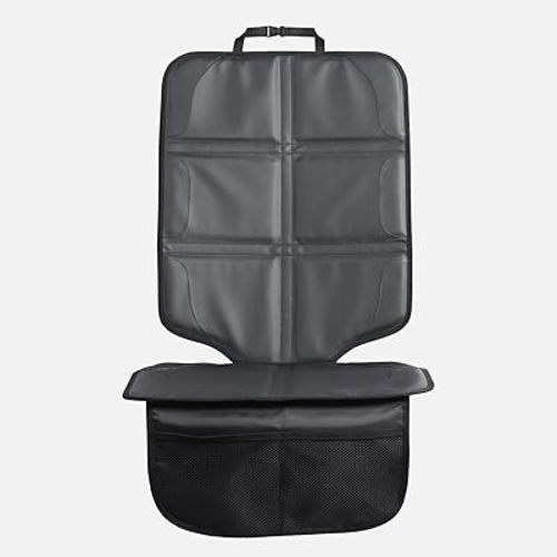 Car Seat Protector,Extra Thick Car Seat Covers Non-Slip Waterproof Mat Pad Leaving No Imprints Marks for Child Baby Pet Truck SUV Automobile (Black-B)