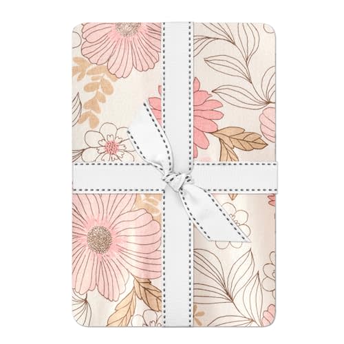 Butterblu Frankie Fitted Crib Sheet 100% Organic Cotton, Pretty Petals | GOTS Certified Organic Cotton for Baby, Toddler Girls, Boys, Unisex, Machine Washable, Fits Standard Mattresses, 28*52 Inch