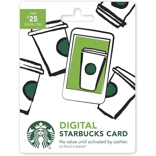 Starbucks Eco Physical Gift Card - $25