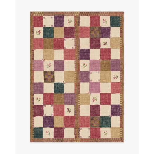 Stonefruit Red Flatwoven Rug | Ruggable US