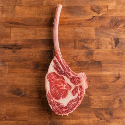 Buy USDA Choice Tomahawk Steaks Online | Snake River Farms