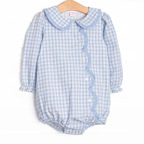 A Moment for Memories Long Sleeve Bubble, Blue – Stitchy Fish