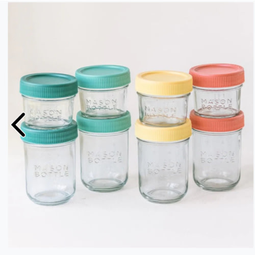 Breastmilk Storage Jar Set – Mason Bottle
