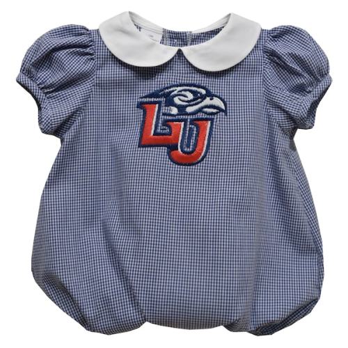 Girls Infant Vive La Fete  Navy Liberty Flames Puffy Bubble Dress