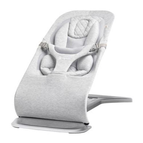 Ergobaby Evolve 3 in 1 Baby Bouncer in Cozy Knit - Light Gray