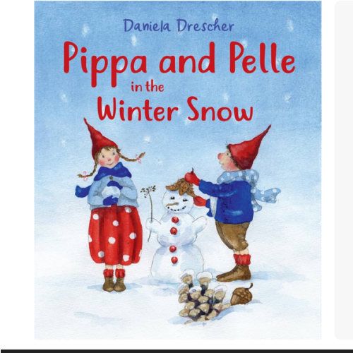 Pippa and Pelle in the Winter Snow