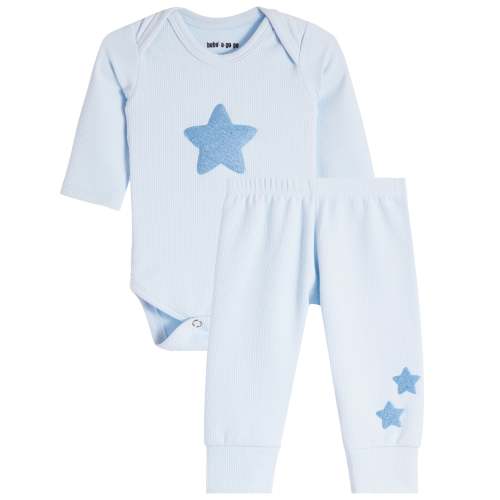 2pc Star Thermal Onesie Set