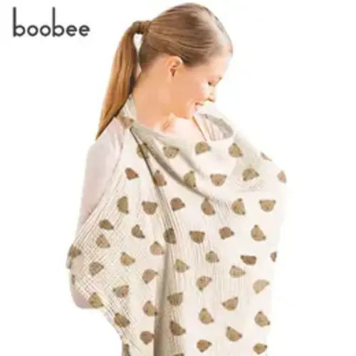 Cartoon Print Cute Mummy Mom Nursing Cover, Multifunctional Baby Feeding Cover, Breathable Nursing Apron for Car Seat, Stroller & Shopping Cart, Nursing Accessories, Essentials - TikTok Shop