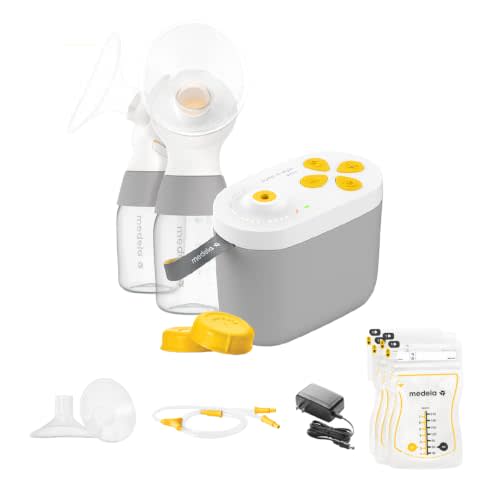 Medela Pump in Style Pro+ Double Electric Breast Pump, Hospital Grade | Hospital Performance, Bottles & Flanges, Enhanced Comfort, BPA-Free, Rechargeable, Lightweight, Compact & Portable