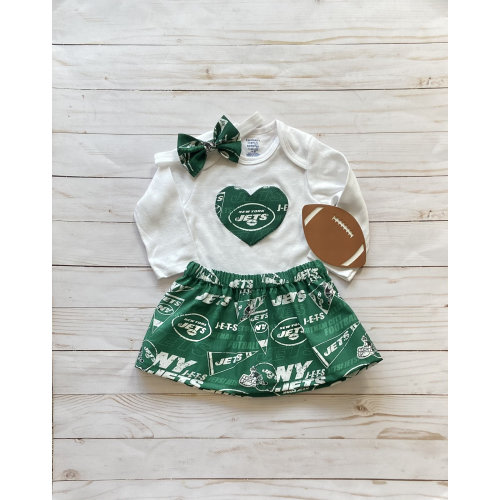 New York Jets Baby, New York Jets Baby Outfit, Jets Baby, New York Jets Skirt