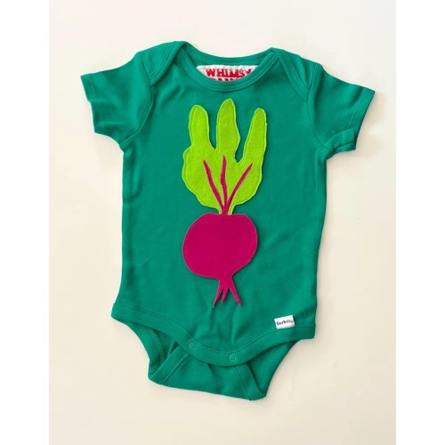 Radish Cotton Onesie-Cute Veggie Romper-Farmer Market Baby-Garden Themed-Vegetable Kids-Gender Neutral Gift-Organic Garden Onesie-Radish Top