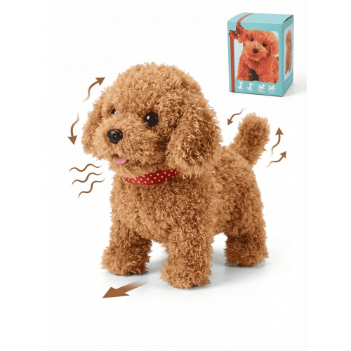 HEETLY 2026 Upgraded Robot Dog - Realistic Interactive Puppy Toy that Acts Like a Real Dog, Walks, Barks & Wags Tail, Electronic Plush Pet for Kids & Toddlers Gift