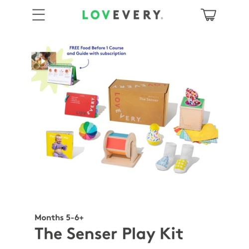 Lovevery The Senser Play Kit (5-6 Months)